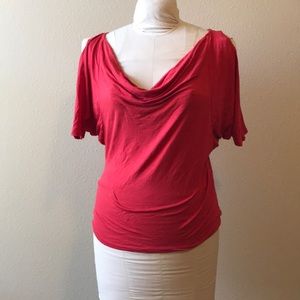Cold shoulder shirt